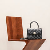 Chanel 24C Mini Trendy Bag detail shot – authentic designer craftsmanship