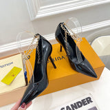 Louis Vuitton shoes Style 414 - close-up of timeless elegant design