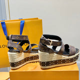 Louis Vuitton Burgundy Combat Boots - Lifestyle Styling Shot