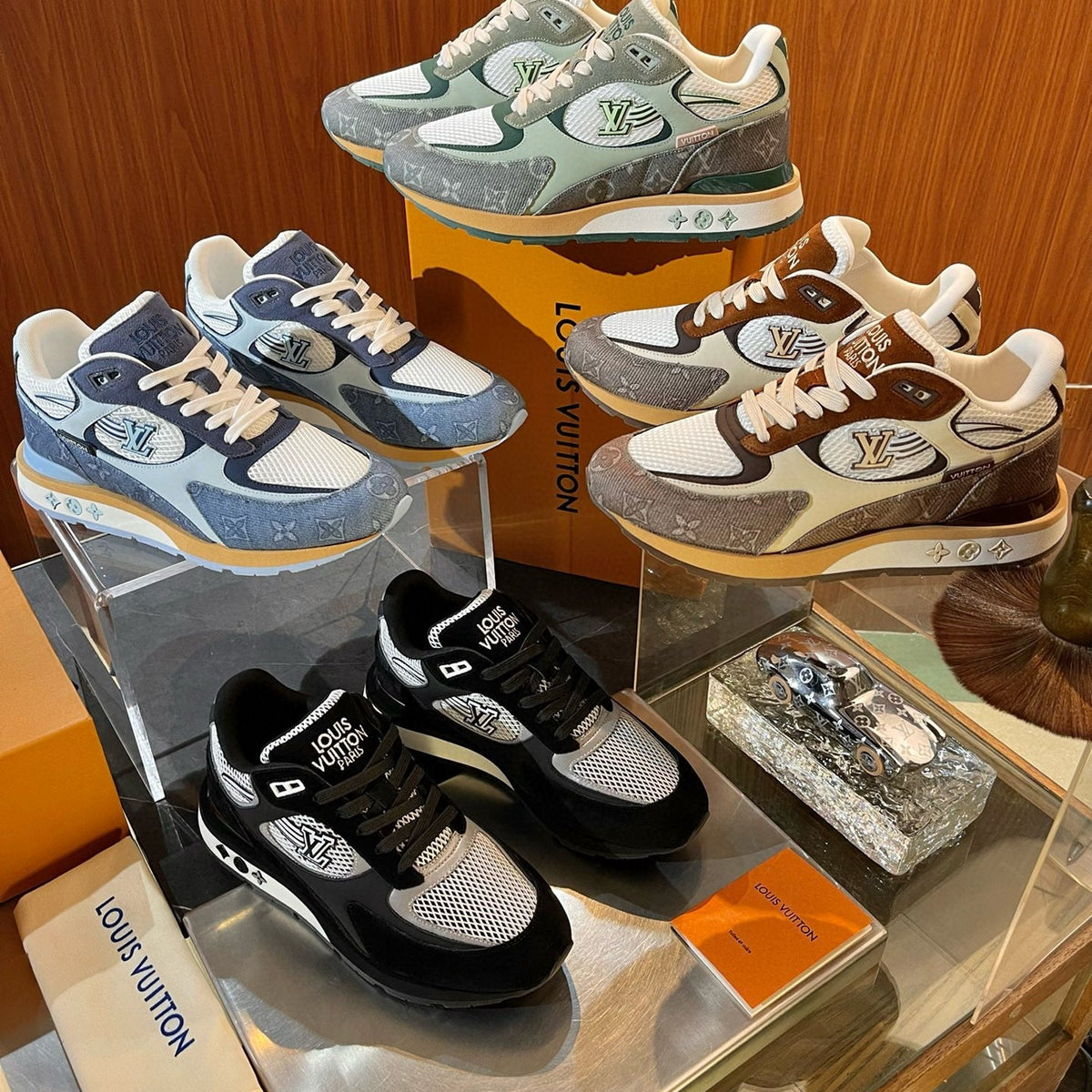 Louis Vuitton Shoes- Louis Vuitton Lou Trainers Comfortable Everyday Designer Shoes