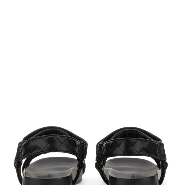 Bottega Veneta premium sandals detail and craftsmanship close-up