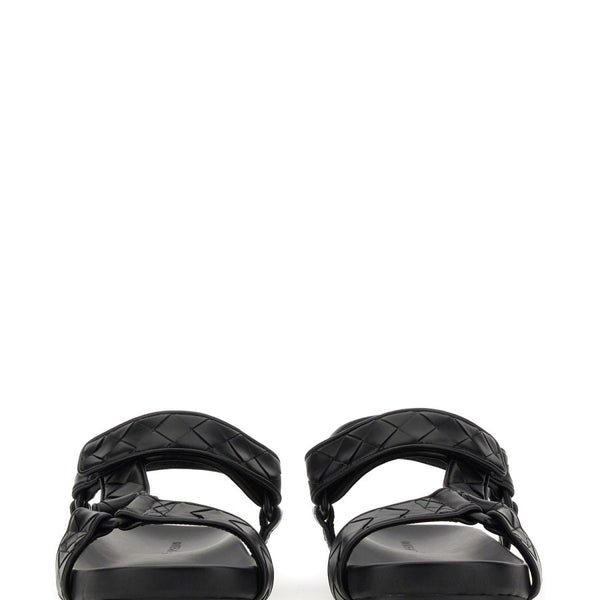 Bottega Veneta Shoes Bottega Veneta Men Leather Sandal Premium Designer Casual Shoes