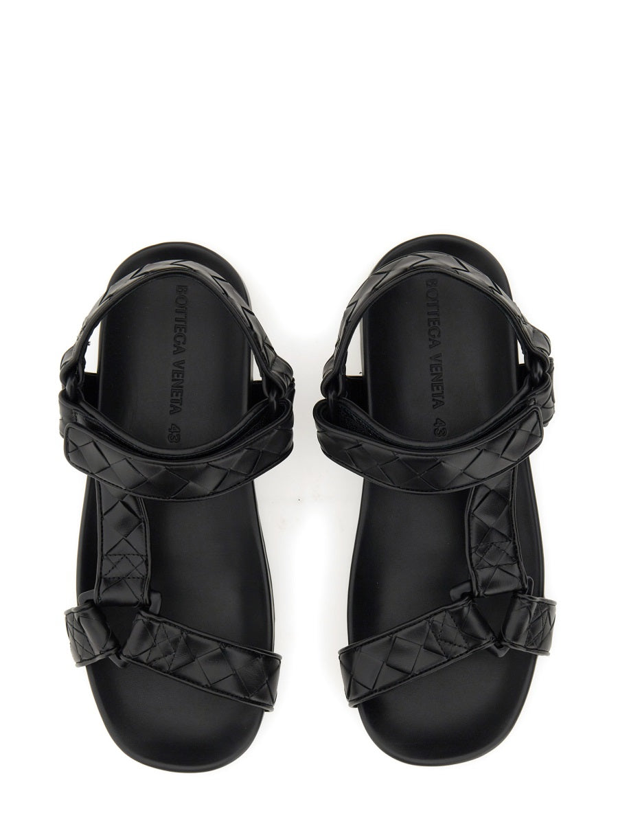 Bottega Veneta sandals lifestyle shot premium designer piece