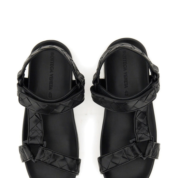 Bottega Veneta Shoes Bottega Veneta Men Leather Sandal Premium Designer Casual Shoes