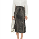 Alexander McQueen skirts side profile designer luxury fashion