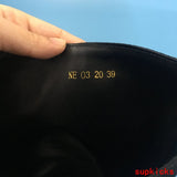 Dior Grey Slip-On Sneakers - Heel Detail View