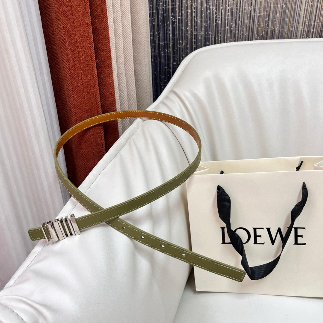 Belts- Loew Belt 1.5 Cm Premium Leather Designer Belt