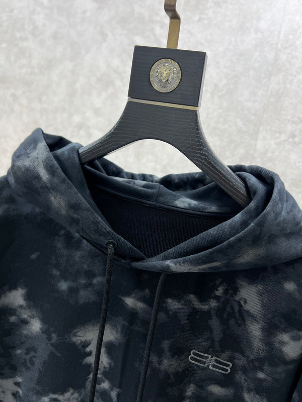Close-up of Balenciaga designer clothing craftsmanship