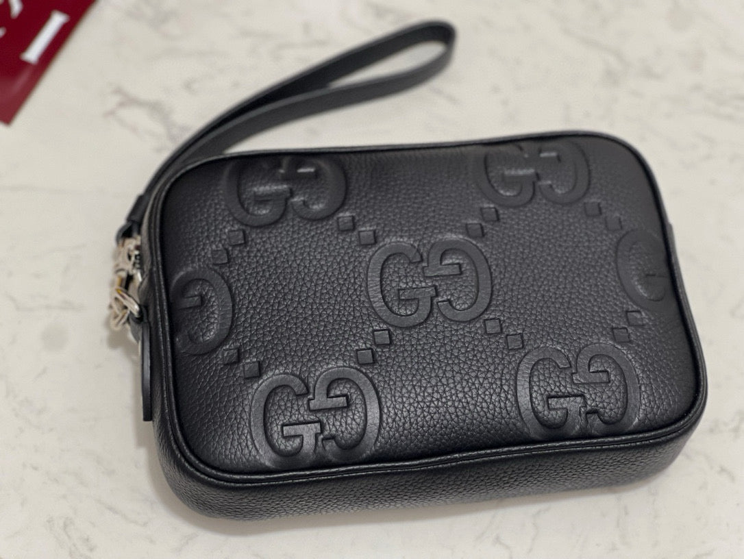 Gucci Bags- Gucci Small Jumbo Pouch Luxury Designer Leather Handbag