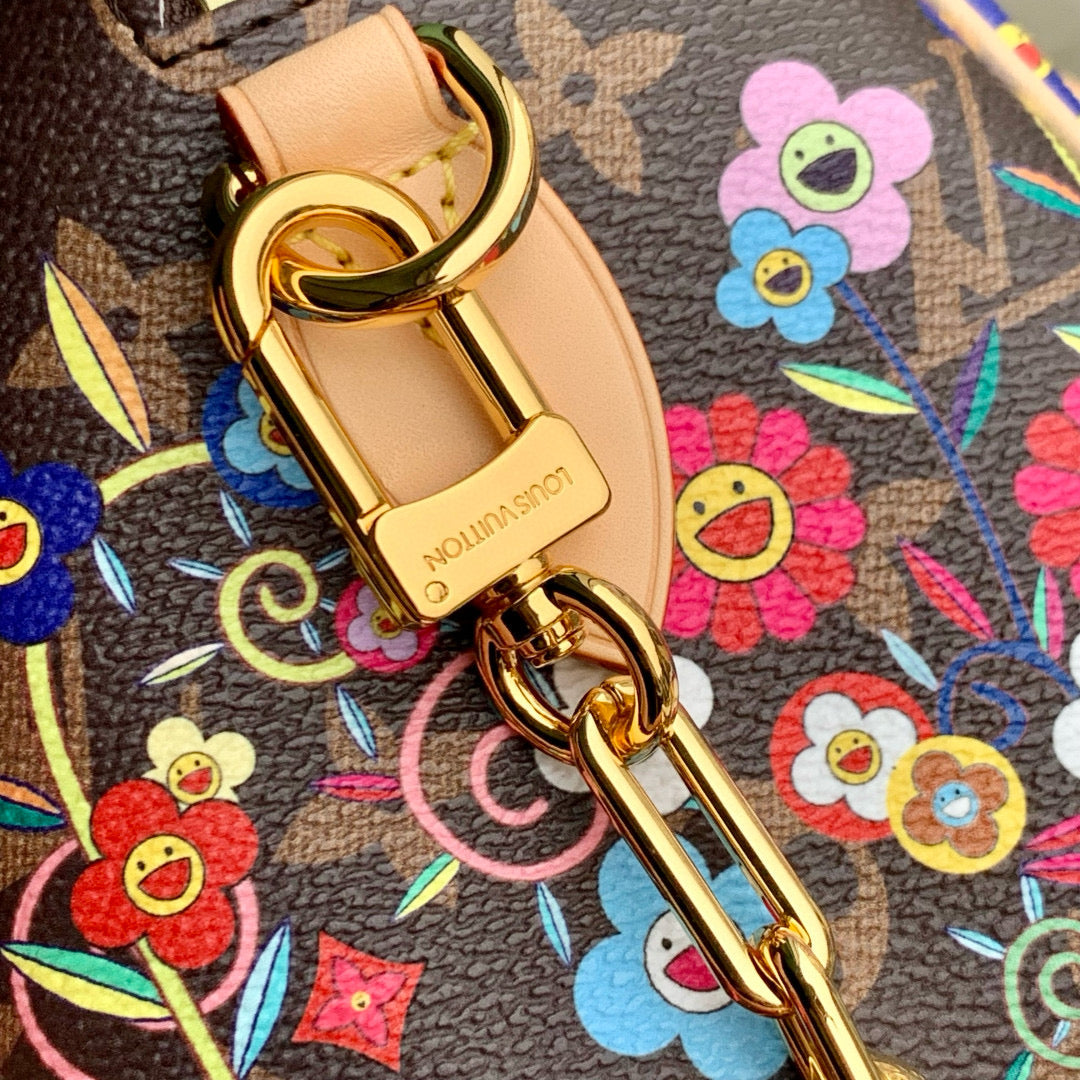 Louis Vuitton Bags- Louis Vuitton Lou x Murakami Speedy 20 Bag Elegant Everyday Designer Handbag