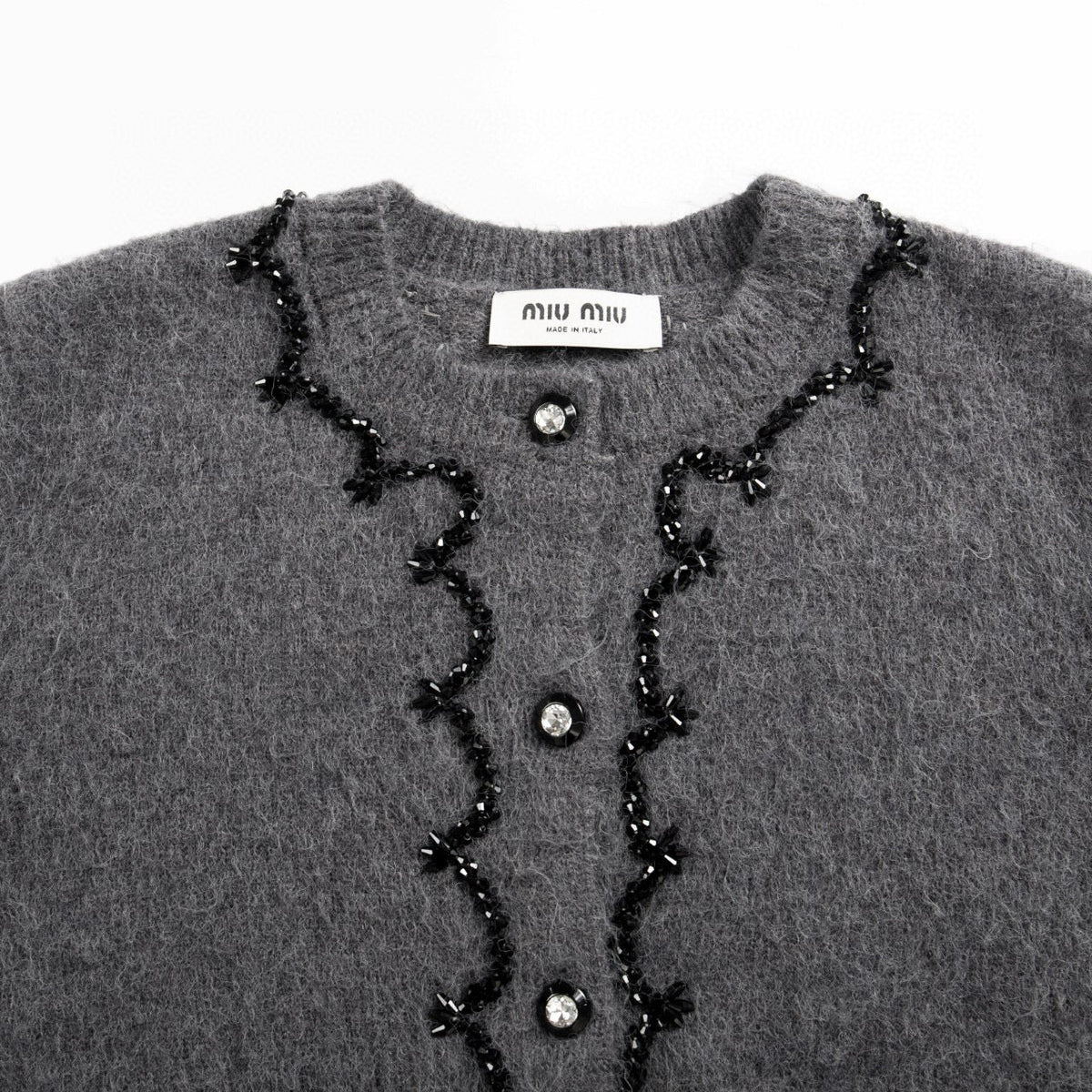 Sweaters- Miu M Cardigan Luxury Designer Knit Sweater