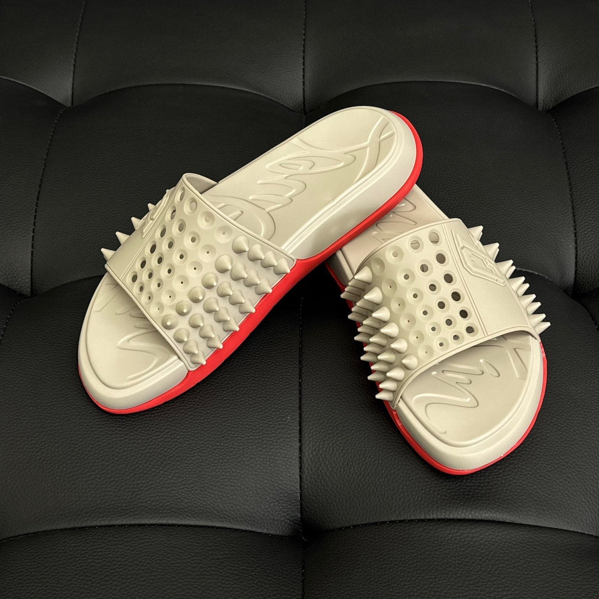 Shoes- Cl Spike Slides Comfortable Everyday Designer Shoes
