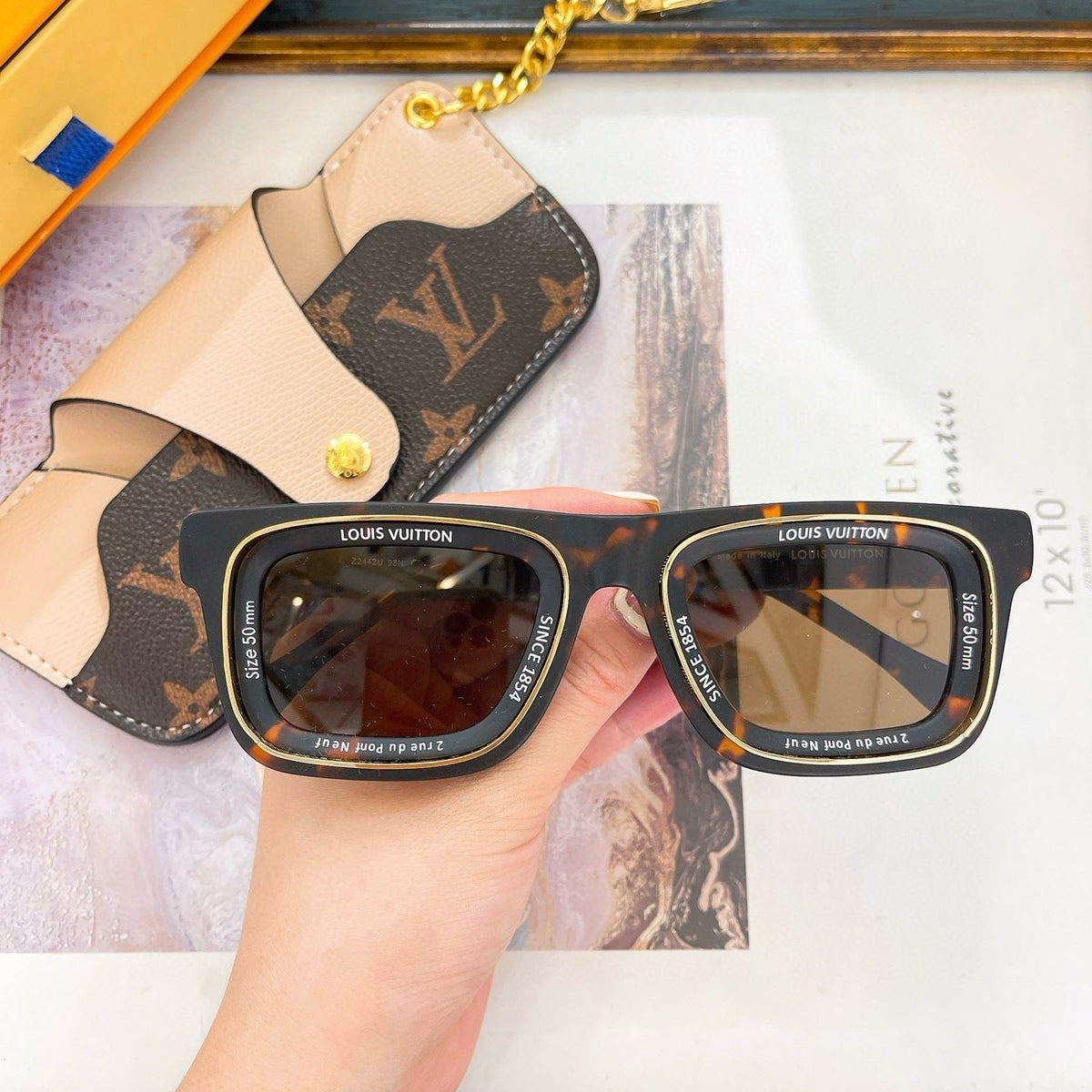 Louis Vuitton Sunglasses- Louis Vuitton Lou Sunglasses Luxury Designer UV Sunglasses
