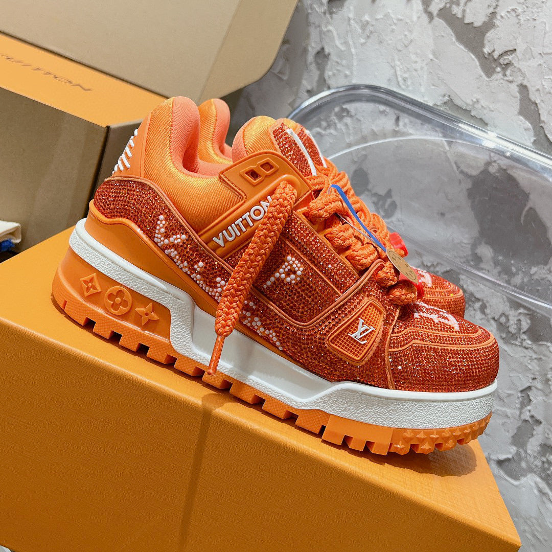 Louis Vuitton Shoes- Louis Vuitton Lou Trainers Premium Designer Casual Shoes