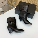 Texture and finish detail of Saint Laurent luxury piece style No.040