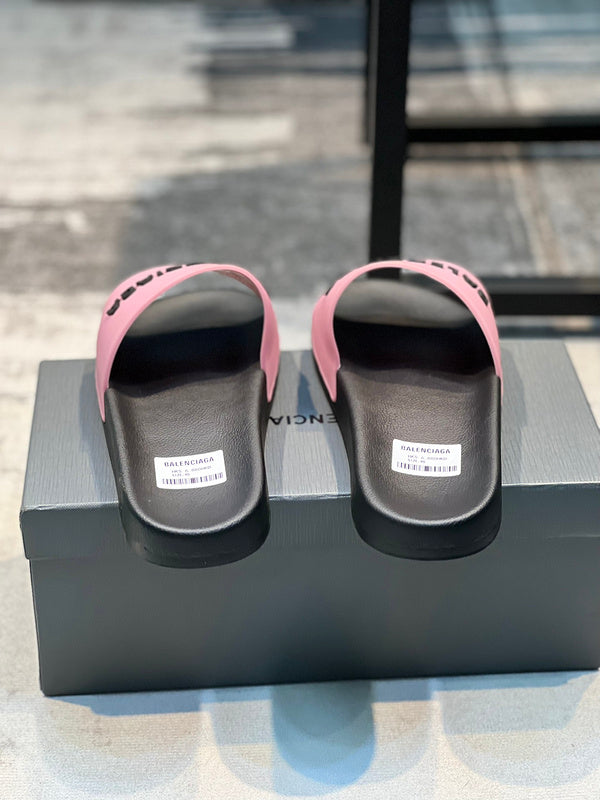 Balenciaga sandals Style 022 - logo and branding close-up