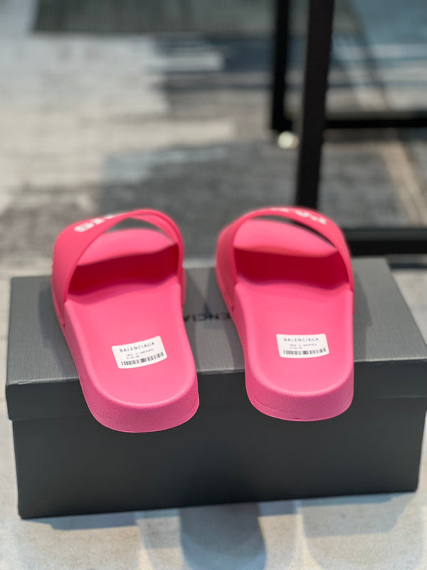 Balenciaga sandals Style 013 - logo and branding close-up