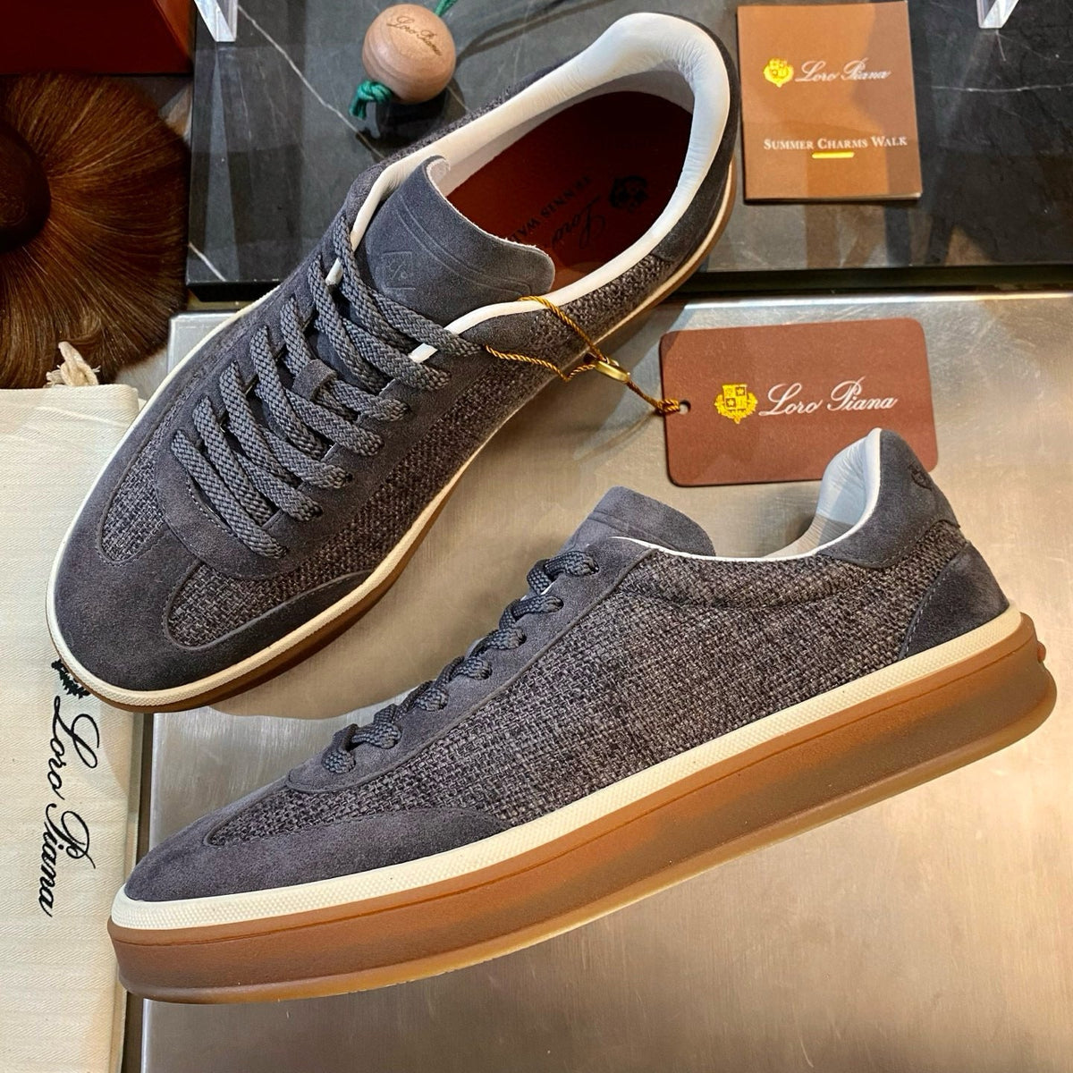 Shoes- Loro P Tennis Walk Sneakers Luxury Lifestyle Designer Footwear
