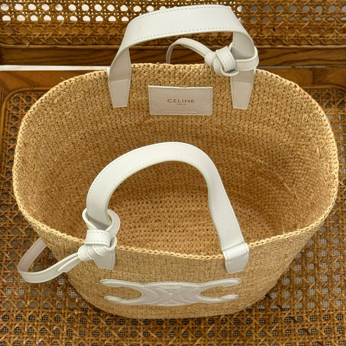 Bags- Cel Nano Supple Panier Bag Luxury Designer Leather Handbag
