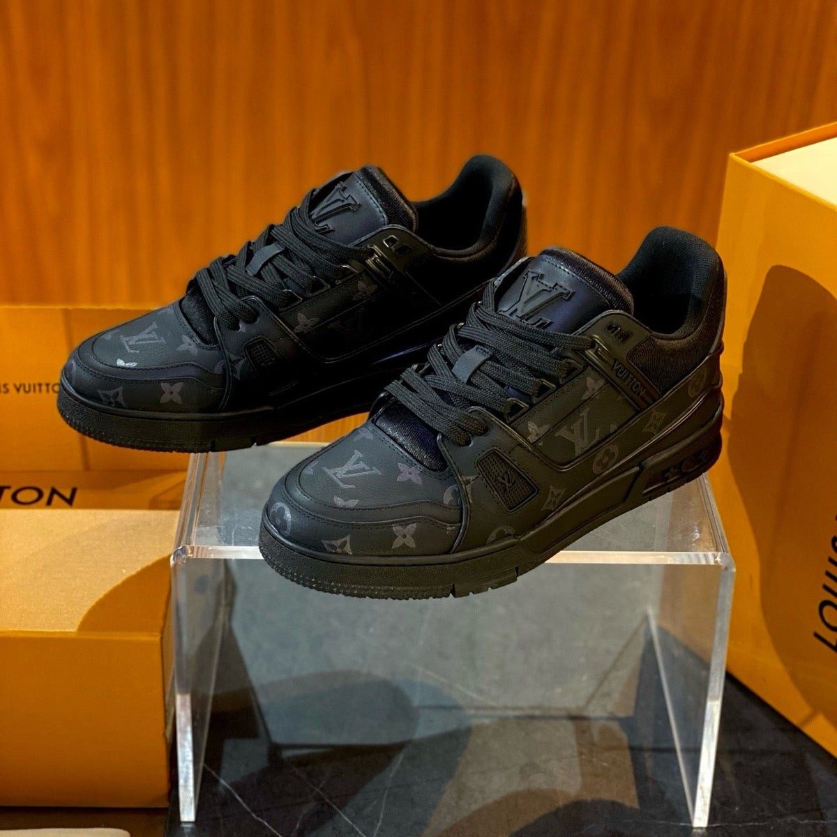Louis Vuitton Shoes- Louis Vuitton Lou Trainers Comfortable Everyday Designer Shoes