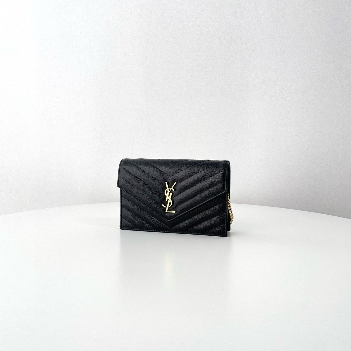 Saint Laurent Wallets- Saint Laurent Cassandre Envelope Wallet On Chain Premium Leather Designer Wallet