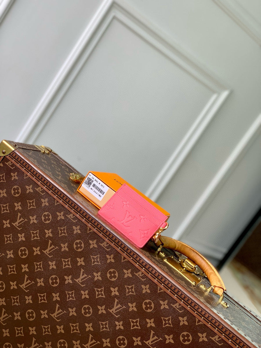 Louis Vuitton Wallets- Louis Vuitton Lou Charms Card Holder Premium Leather Designer Wallet