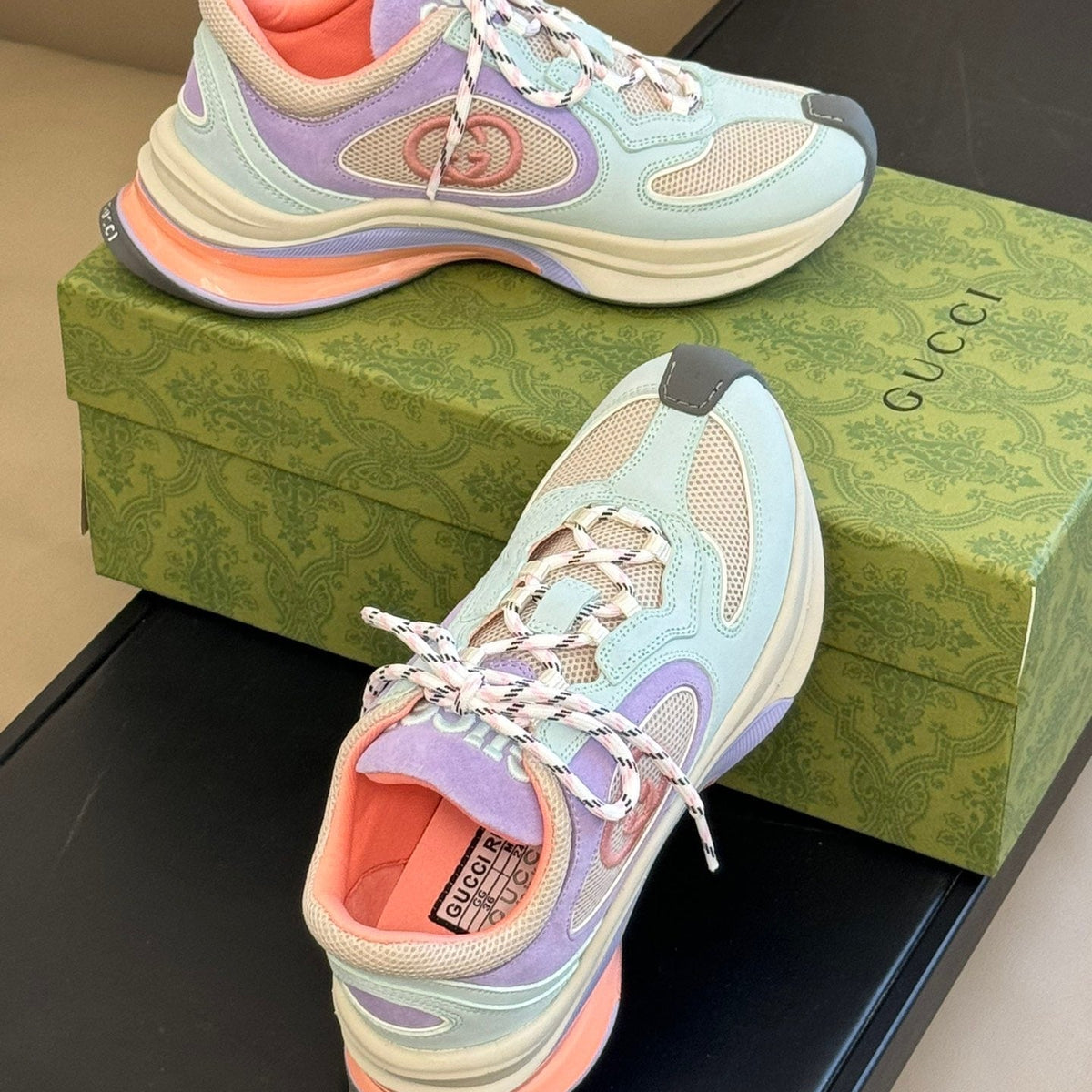 Gucci Shoes- Gucci Run Trainers Premium Designer Casual Shoes