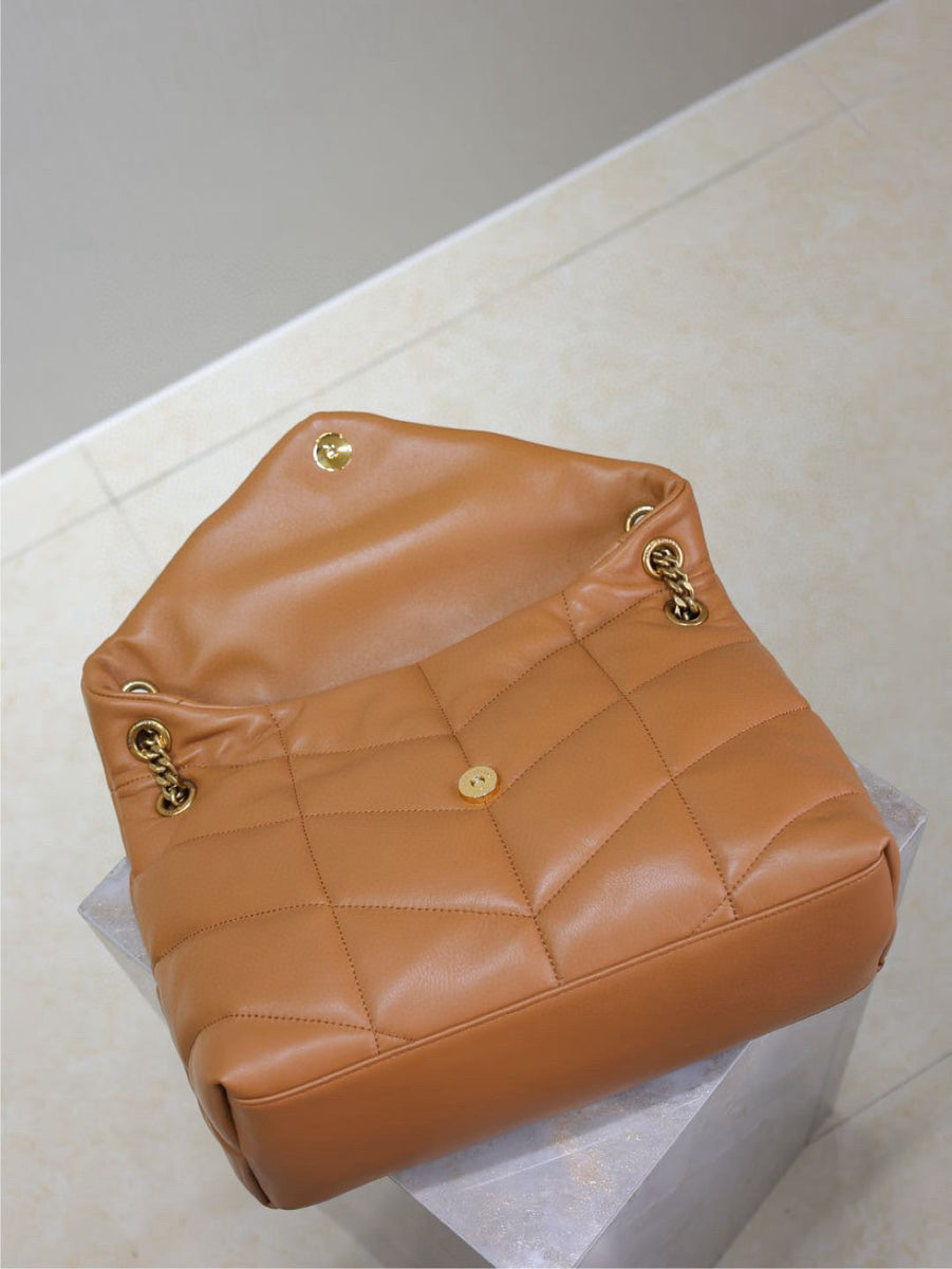 Saint Laurent Bags- Saint Laurent Loulou Medium Puffer Bag Elegant Everyday Designer Handbag