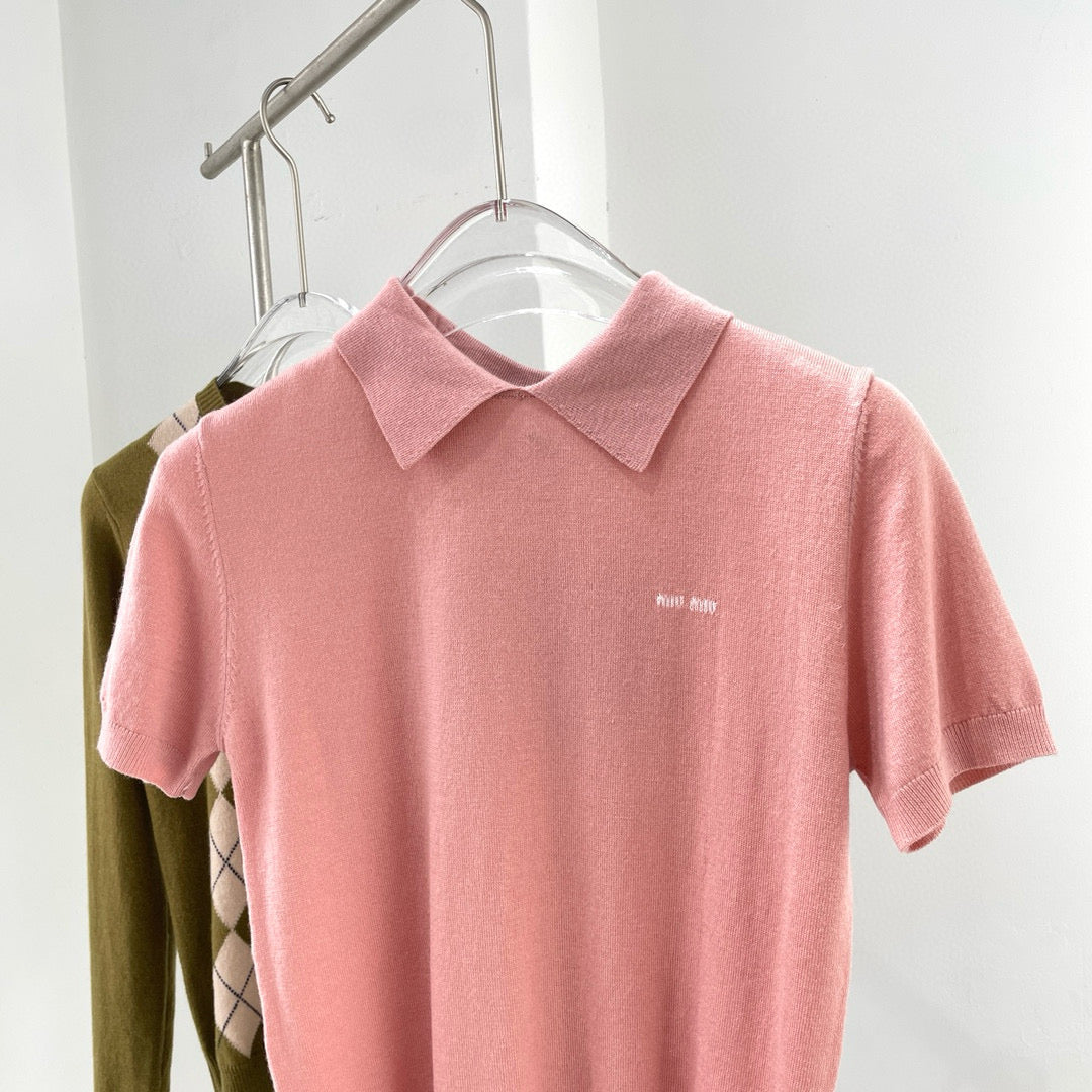 Tops- Miu M Top Premium Designer Casual Top