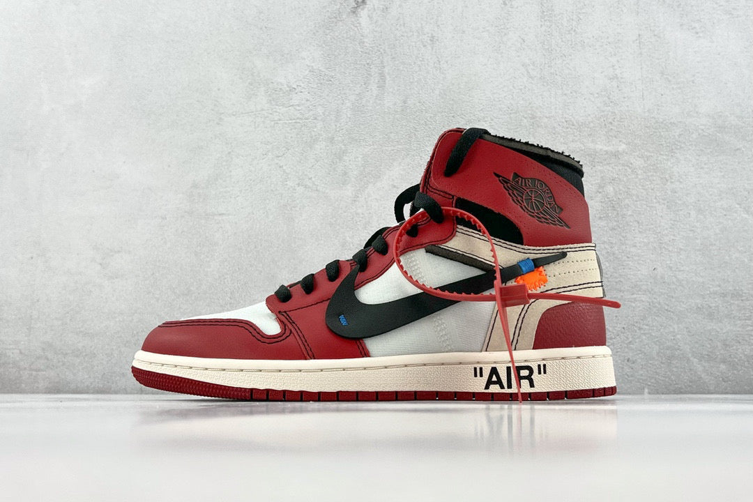 Off-White Shoes- Off-White Off White x Jordan 1 Chicago Comfortable Everyday Designer Shoes