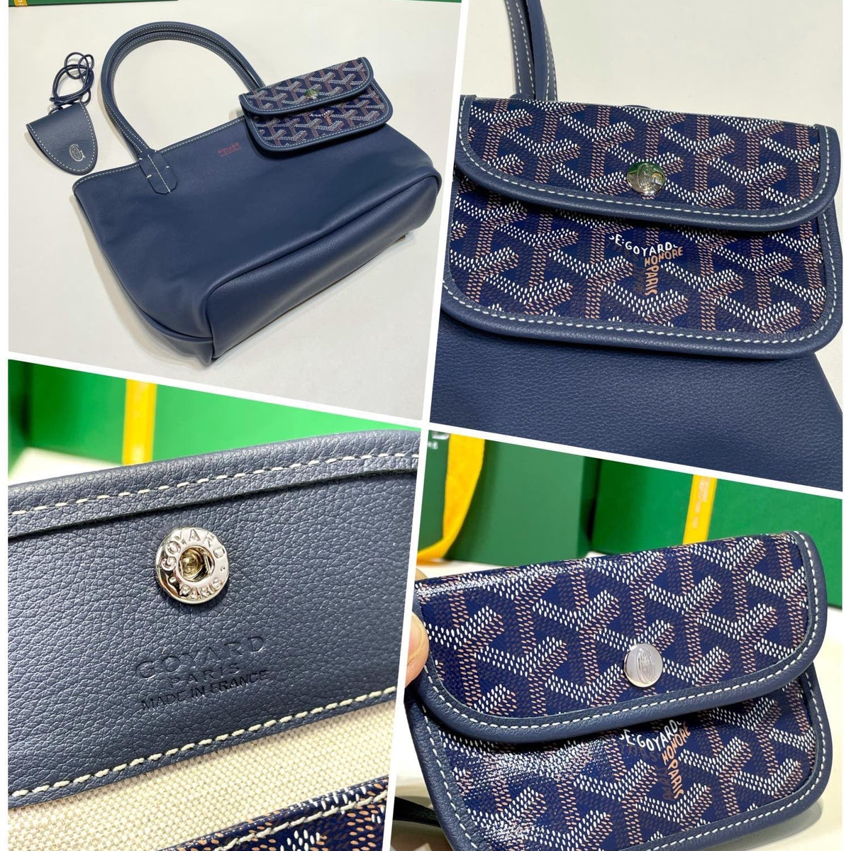 Bags- Goya Mini Anjou Bag Luxury Designer Leather Handbag