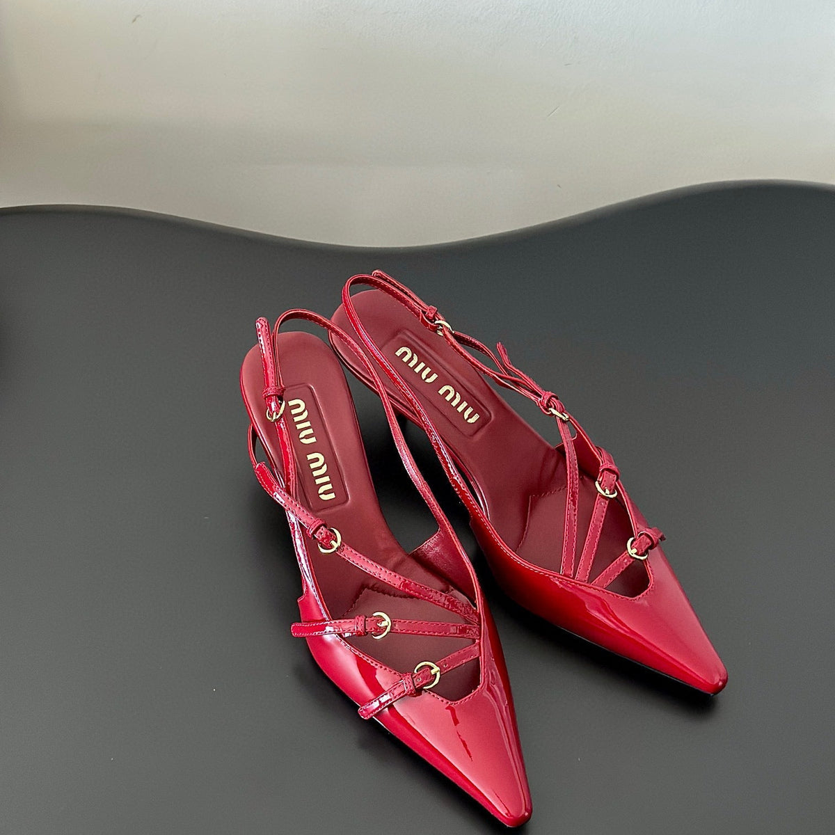 Shoes- Miu M Heels Luxury Lifestyle Designer Footwear