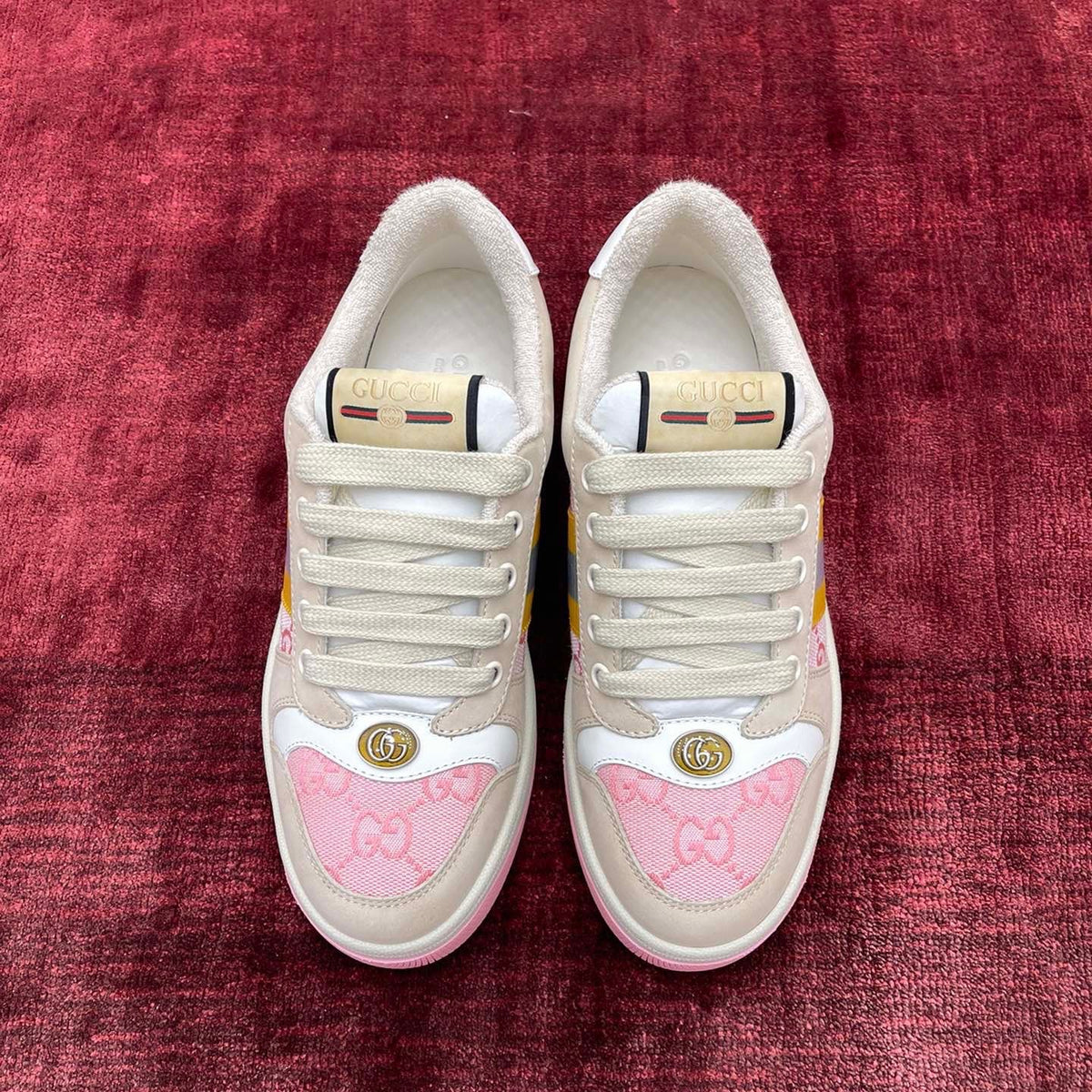 Gucci Shoes- Gucci Screener Leather Sneakers Comfortable Everyday Designer Shoes
