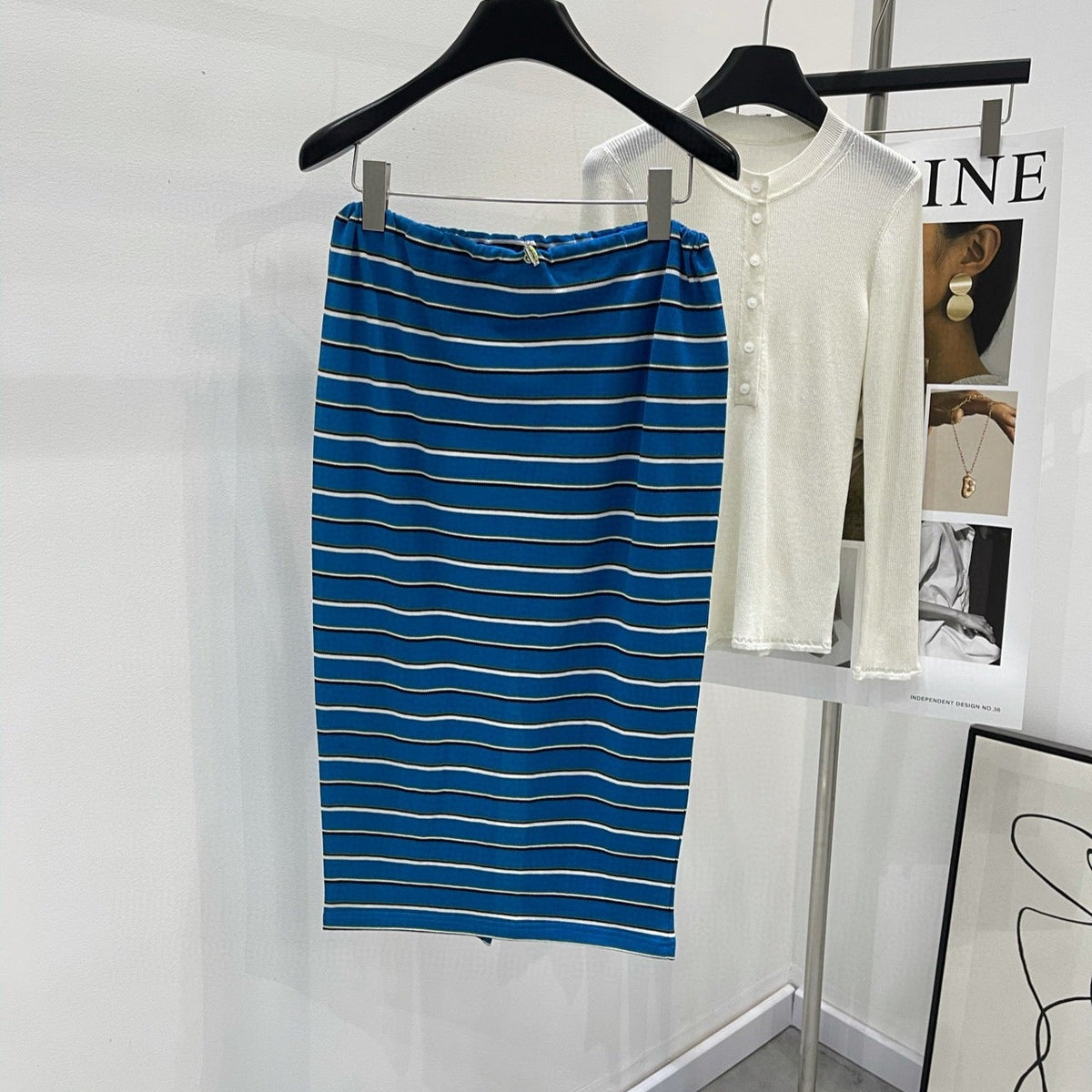Skirts- Pd Skirt Elegant Designer Casual Skirt