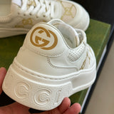 Gucci Embossed Sneaker detail shot – designer craftsmanship and quality