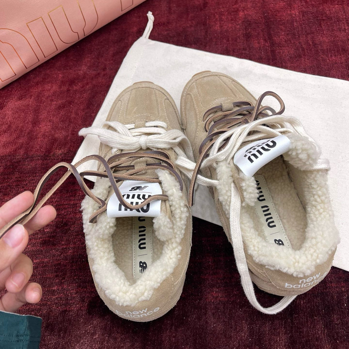 New Balance Shoes- New Balance Miu M x New Balance Trainers Luxury Lifestyle Designer Footwear