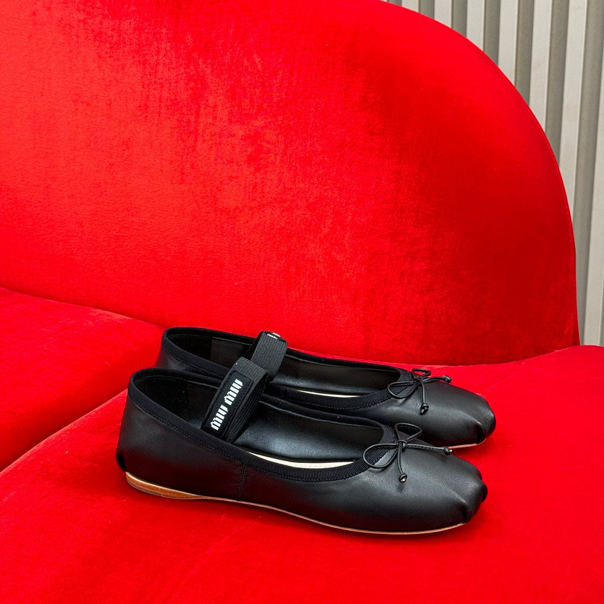 Shoes- Miu M Ballerina Flats Luxury Lifestyle Designer Footwear