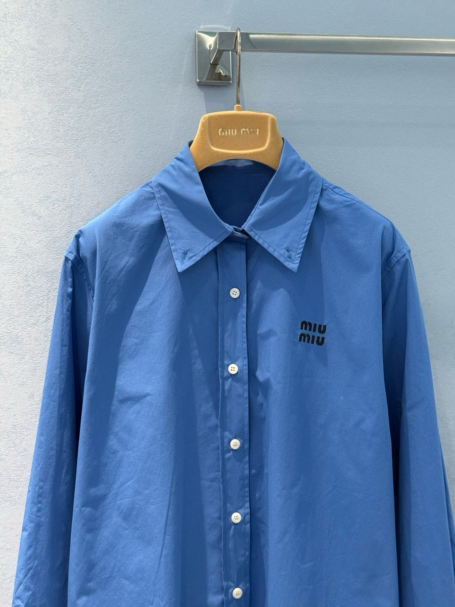 Tops- Miu M Shirt Elegant Everyday Designer Top