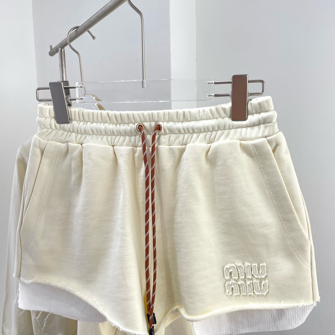 Shorts- Miu M Shorts Everyday Lightweight Designer Shorts