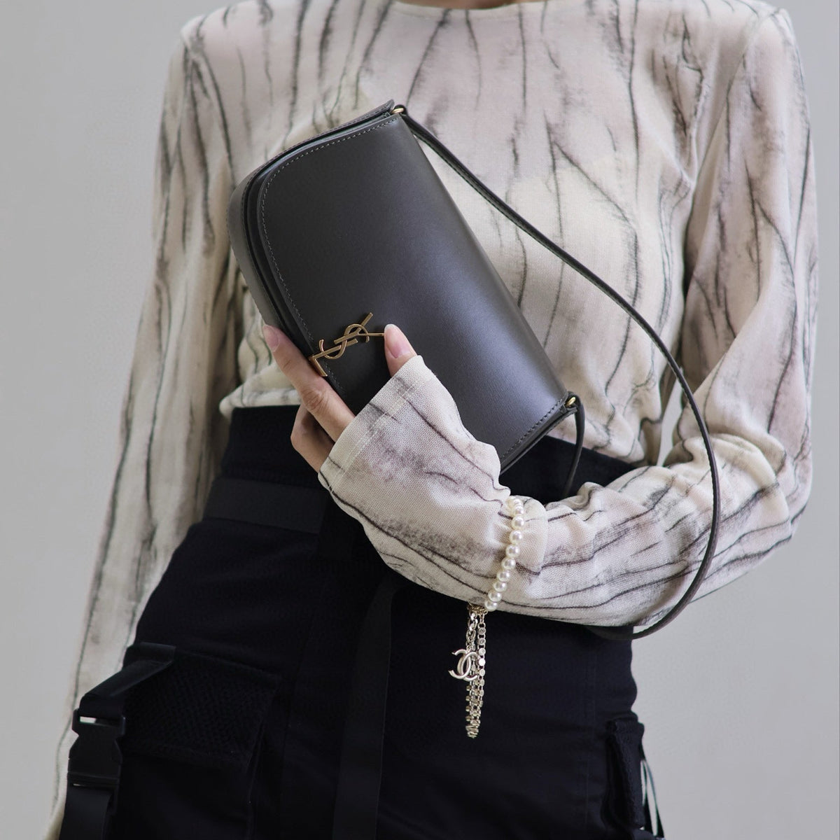 Saint Laurent Bags- Saint Laurent Mini Voltaire Bag Elegant Everyday Designer Handbag