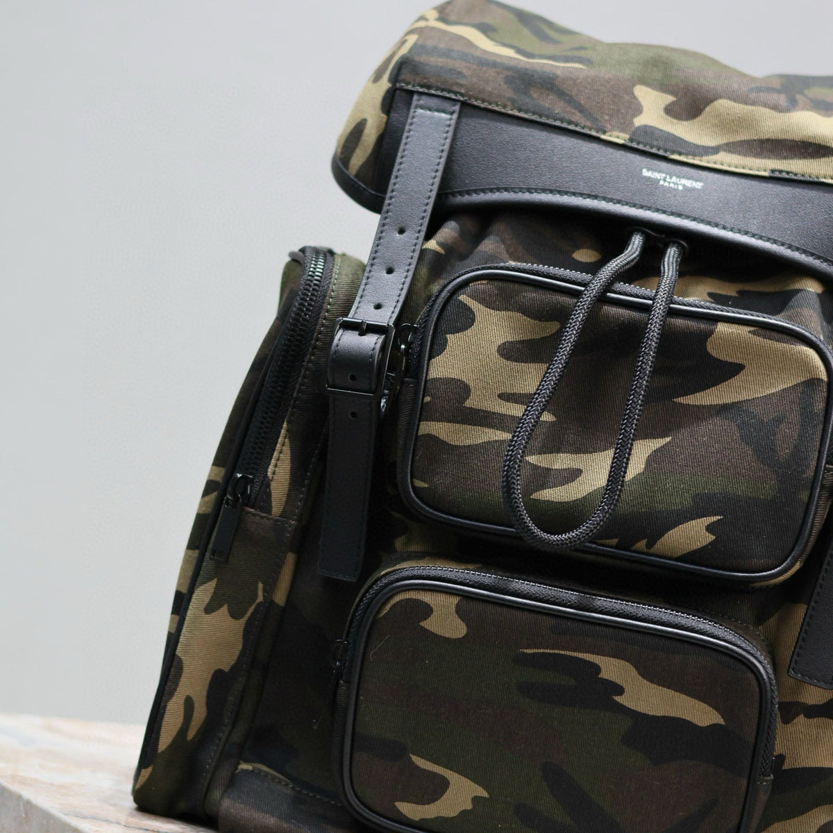 Saint Laurent Bags- Saint Laurent City Multi Pocket Backpack Elegant Everyday Designer Handbag