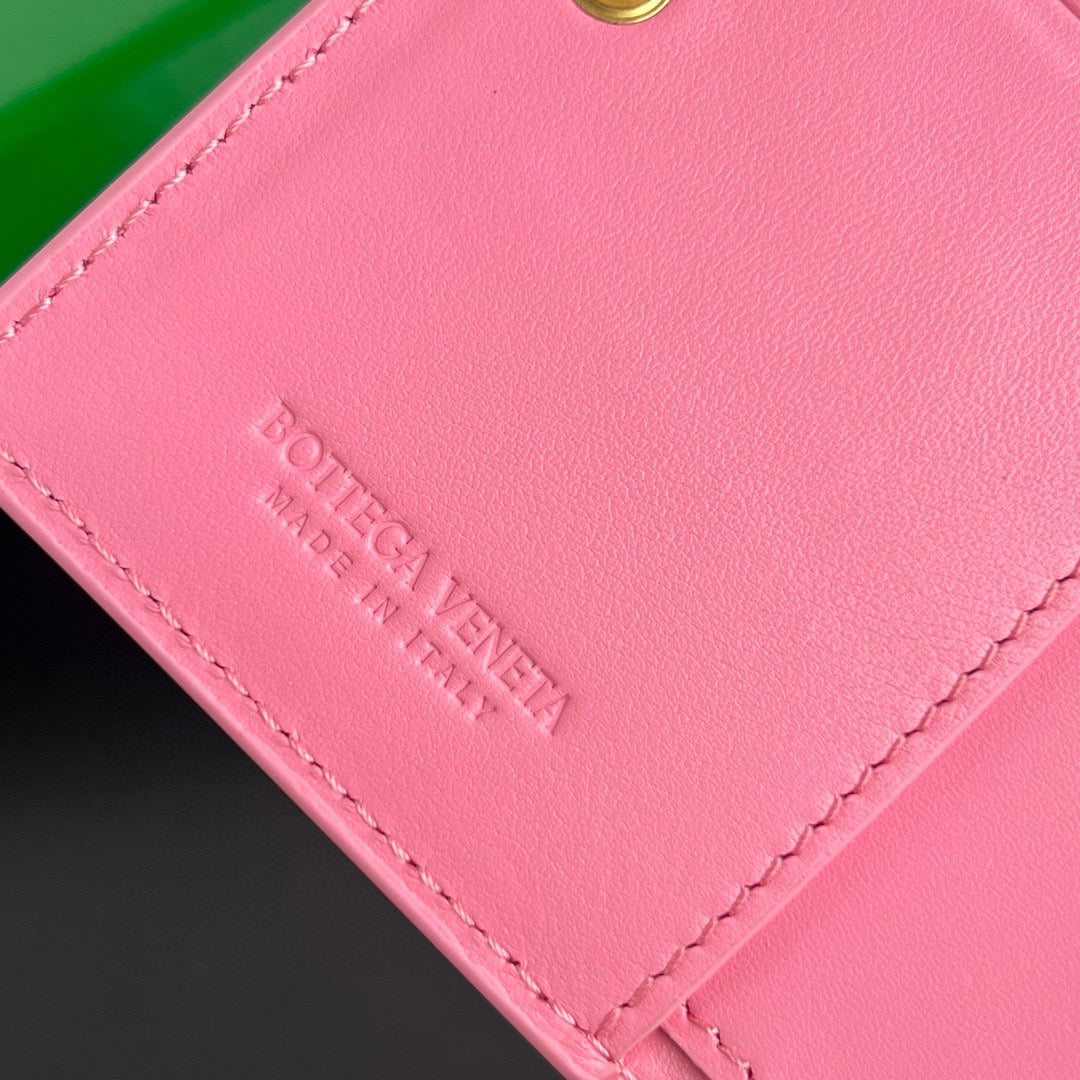 Bottega Veneta Wallets- Bottega Veneta Intrecciato Small Bi-fold Wallet Compact Luxury Card Wallet