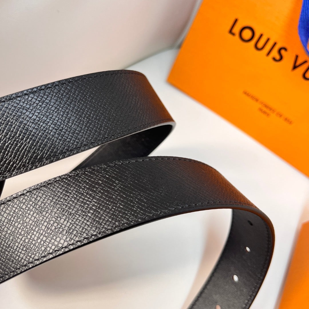Louis Vuitton Belts- Louis Vuitton Lou Belt Premium Leather Designer Belt