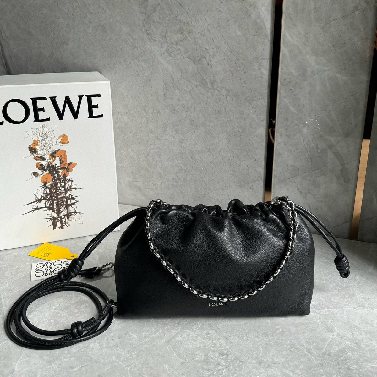 Bags- Loew Large Flamenco Bag Luxury Designer Leather Handbag