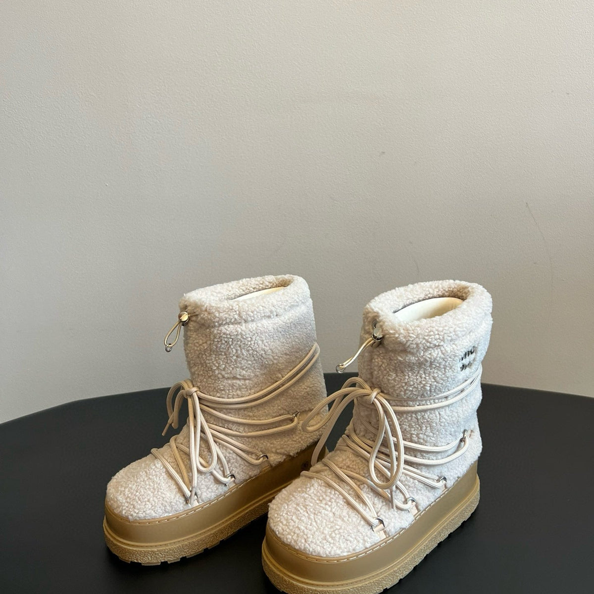 Shoes- Miu M Boots Luxury Lifestyle Designer Footwear