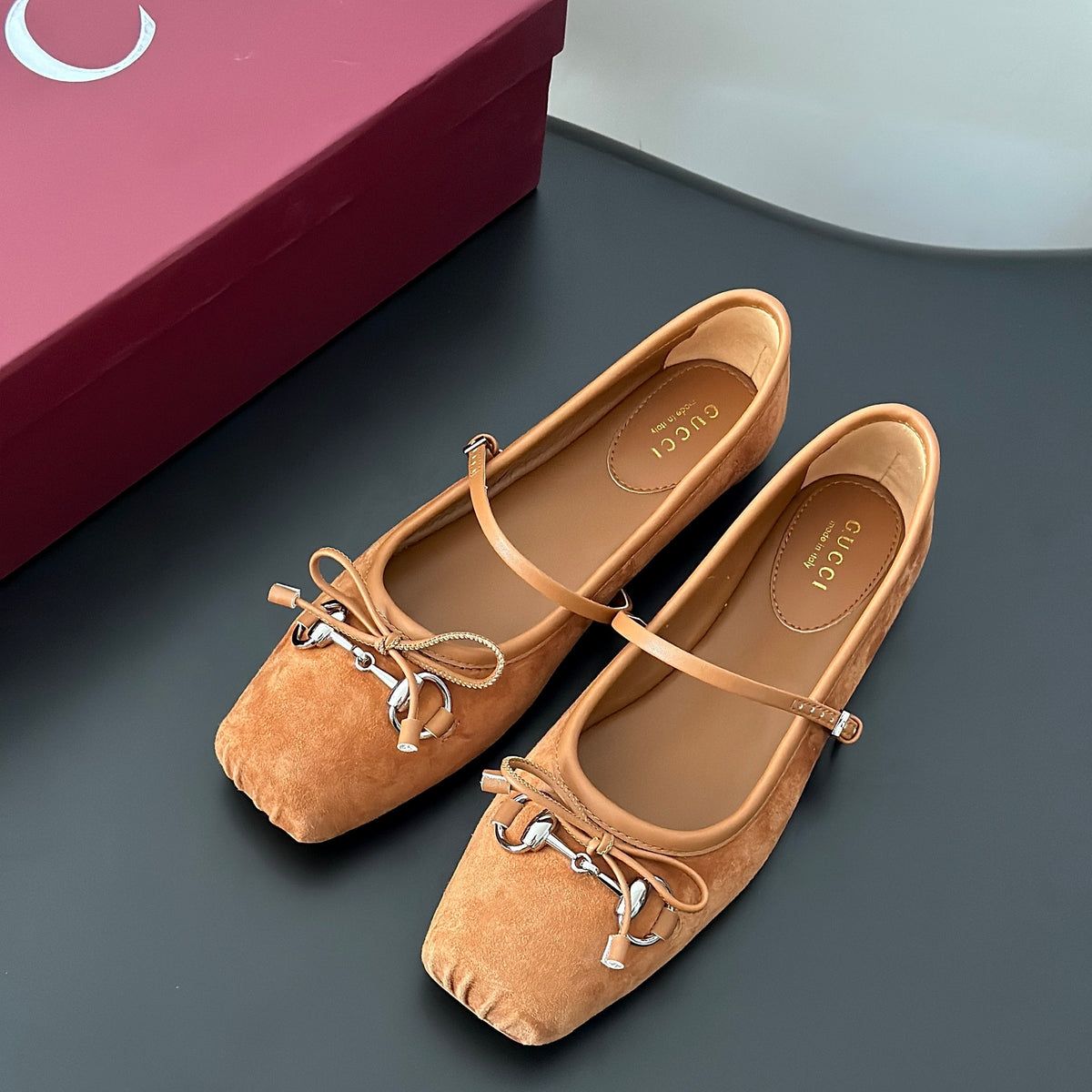 Gucci Shoes- Gucci Ballet Flats Premium Designer Casual Shoes