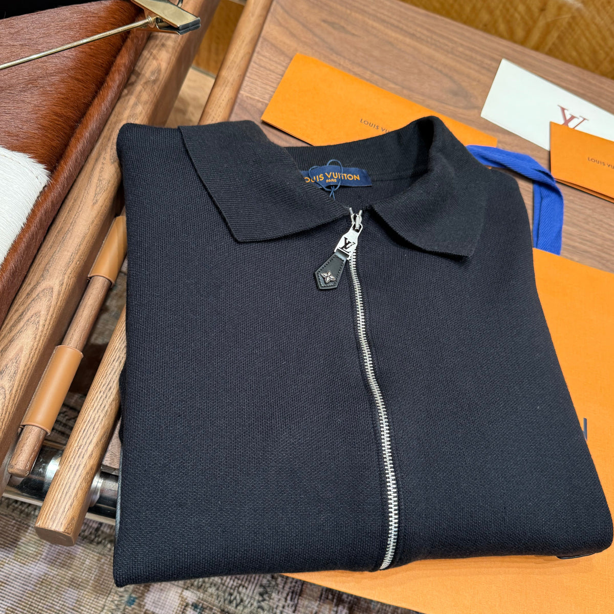 Louis Vuitton Sweaters- Louis Vuitton Lou Zip Cardigan Luxury Designer Knit Sweater