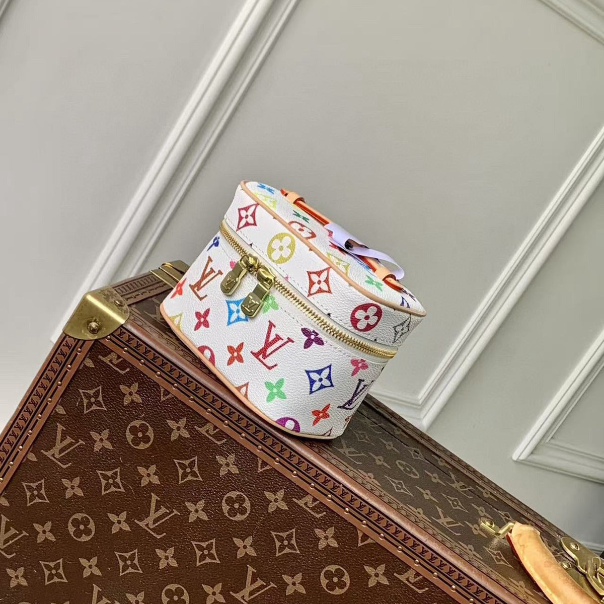 Louis Vuitton Bags- Louis Vuitton Lou Nice Nano Bag Luxury Designer Leather Handbag