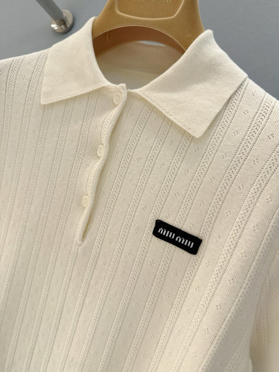 Polo Shirts- Miu M Polo Shirt Premium Everyday Polo Shirt