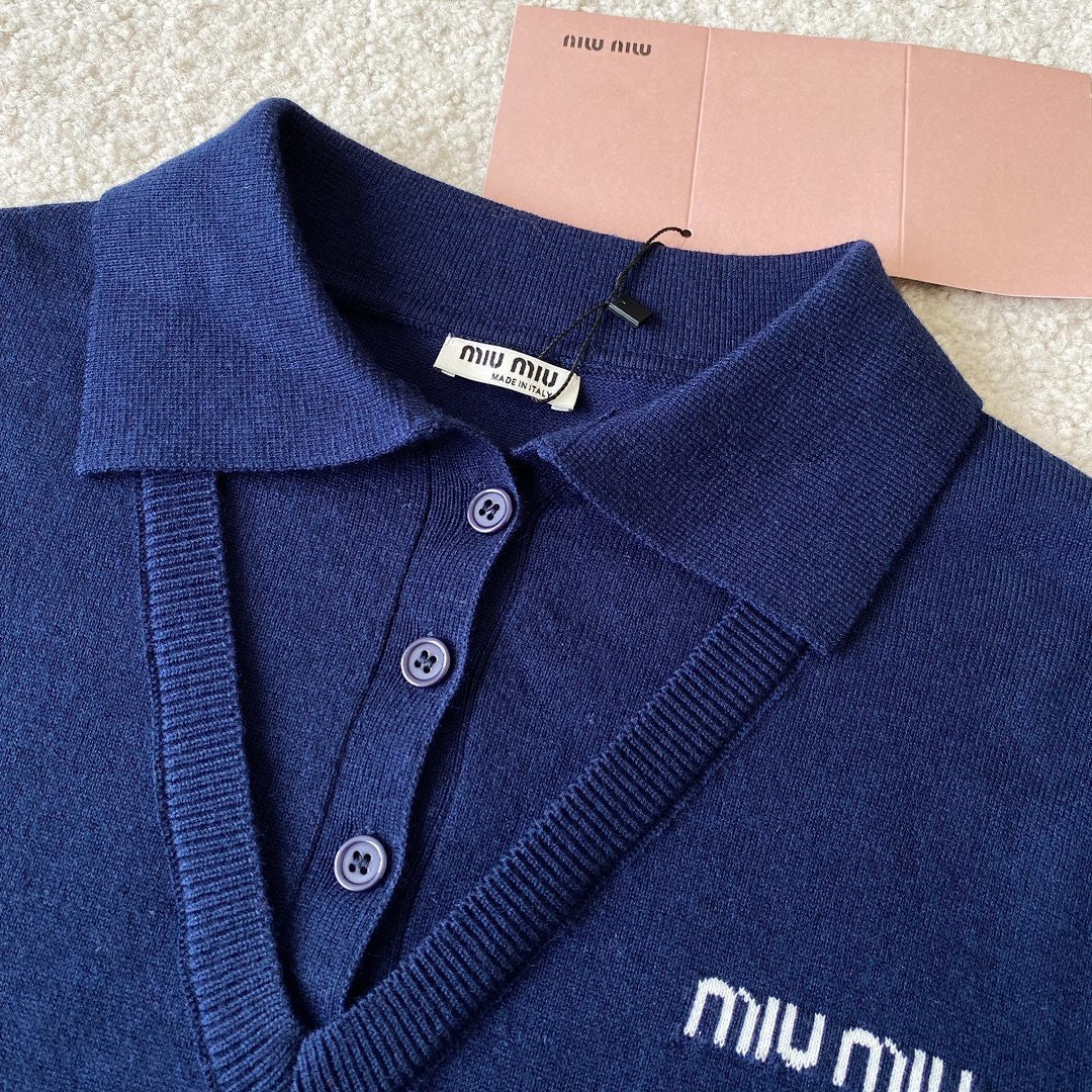 Sweaters- Miu M Jumper Luxury Designer Knit Sweater